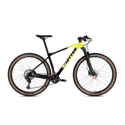 China Factory Outlet Carbon Fiber 27.5 29 Inch Disc Brake 12 Speed ​​Double Suspension Carbon Fiber Mountain Bike for sale