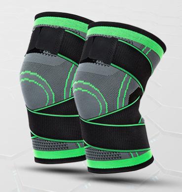 China Adult Sports Kneepad Pressurized Knee Pads Basketball Brace Support Elastic Protective Sleeve Gear for sale