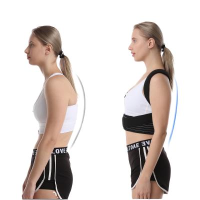 China 2021 Adjustable Elastic Band Brace Straightener Back Posture Brace for Slouching Back Corrector Shoulder Posture Support for sale