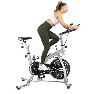 China Home Use High Quality Indoor Cycling Home Use Fitness Exercising Belt Drive Silent Spin Bike for sale