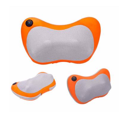 China NECK 4 Ball Shiatsu Heat Far Infrared Vibrate Back Promote Blood Circulation Massage Pillow for sale