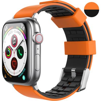 China Design by Duotone | AhaStyle Premium Stainless Steel Connector Premium Silicone Bands For Apple Watch | Design by Duotone | stainless steel connector for sale