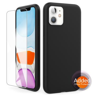 China AhaStyle Smooth Touching Premium Liquid Silicone Full Case For iPhone 11&12&13 for sale