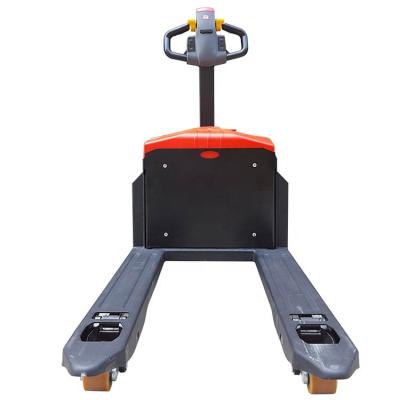 China Everlift 2000lbs Motorized Pallet Jack  DC Motor Fully Electric Walkie Pall for sale