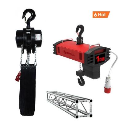 China Aluminum Truss Stage Chain Hoist Programmable Silent Electric Chain Hoist Te koop