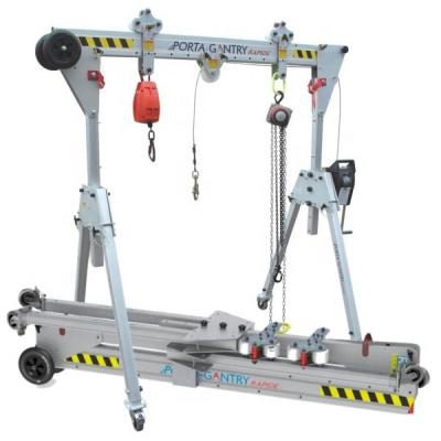 China Popular Mobile Gantry Cranes 500kg Hand Moving Lifting Mobile Gantry for sale