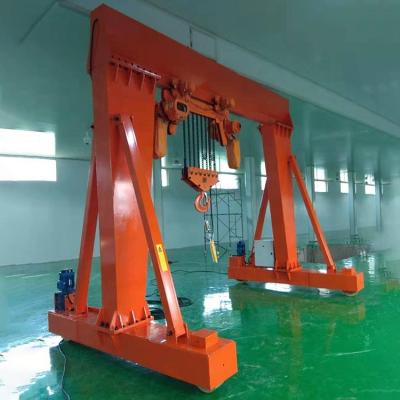 China 20 Ton Single Beam Hydraulic Gantry Crane Remote Control for sale