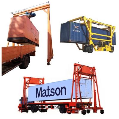 China Electric Hoist Big Tank Cylinder Shipping Container Handling Gantry Crane Container Lifting en venta