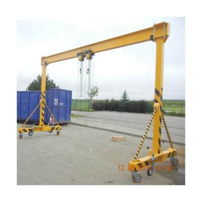 Chine High Quality Single Beam Gantry Crane Rubber Tyred Gantry Crane à vendre