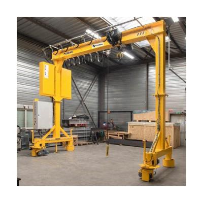 China 20 Ton Single Beam Gantry Crane Simple Structure Electric Aluminium Gantry Crane for sale