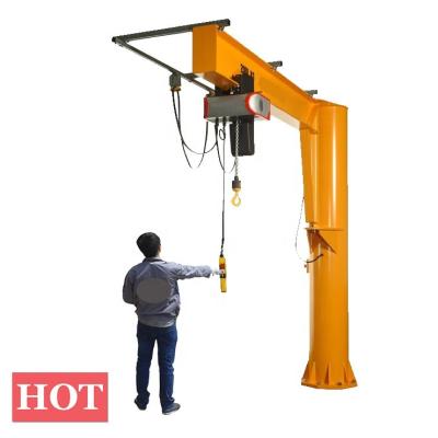 China 1 Ton 2000Lbs Pillar Jib Crane Bzd Model Fly Swivel Portal Jib Crane à venda