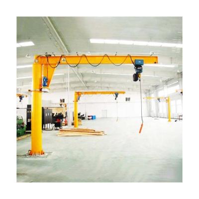 China Customized Free Standing Jib Crane Floor Fixed Swing Arm Rotate Jib Crane à venda