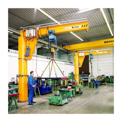 China 360 Rotate Free Standing Jib Crane Floor Mounted 20ton Pillar Crane Hoist for sale