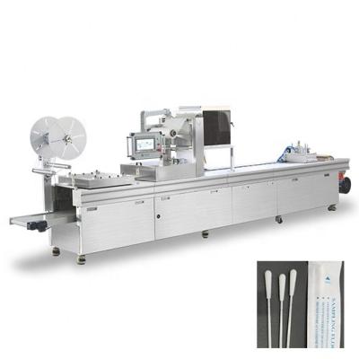 China Full Automatic Block Making Machine Vacuum Stretch Swab Sealing Packing Machine Te koop