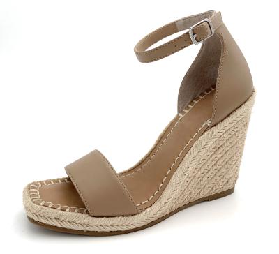 China Leinwand Spitze Espadrille Wedges Unisex mit massivem Baumwollverkleidung zu verkaufen