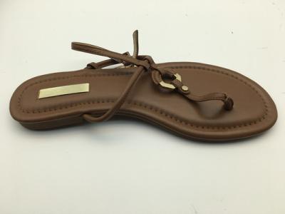 China Flat Sandalen für Frauen mit Gummisohle zu verkaufen