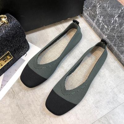 China Comfortable Ballerina Flat Dancing Shoes With Cotton Lining Material for sale