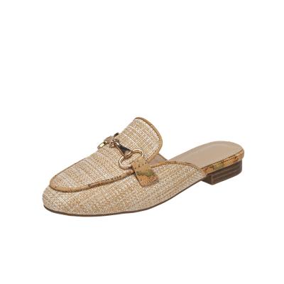 中国 Square Toe Stylish Slip On Loafers High Performance Slippers Breathable 販売のため