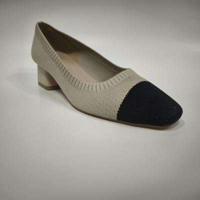 China Bequeme Slip auf Chunky Heel Frühjahr / Sommer Frauen Absätze zu verkaufen