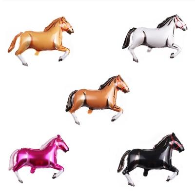 China Animal Shaped Party Pentium Horse Aluminum Foil Balloon Balloon Birthday Party Decoration Toy Balloon for sale