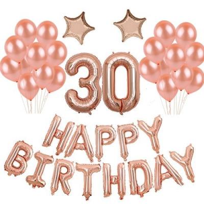 China 30th 21th Fortieth Birthday Decoration Amazon Balloons Kit With Set Of 40 The Big Number Inch Balloon Happy Birthday Party Balloons for sale