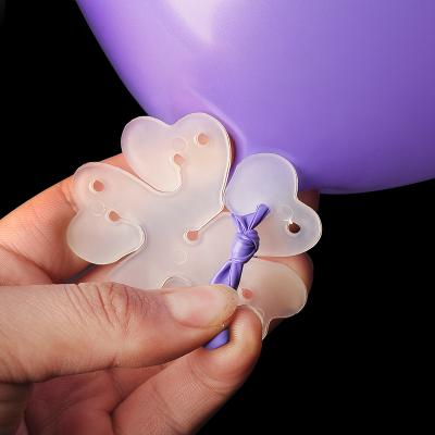 China Toy/Gift Party Decorations Balloon Props Flower Shape Plastic Balloon Sealing Clips For Latex Balloon Party for sale