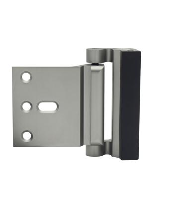 China Home Safety Security Door Locks Defender Door Reinforcer Lock Modern Child Safe Satin Nickel for sale