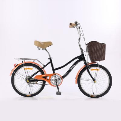 China 20 Inch City Bikes Lady Bicycle Women's City Bike Cycle Popular Model With 1speed Bicycle for sale