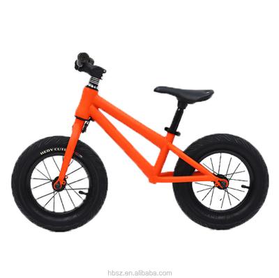 China Lightweight Aluminum Alloy Kids Balance Bike Without Pedals 12 Inch Alloy Frame Push Baby Bike Factory Supply Direct Balance Bike On Road for sale