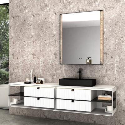 China Switzerland Modern Designer Italian Customization Minimalist Lightweight Bathroom Vanity Cabinet With World Fashion Aesthetic Trends for sale