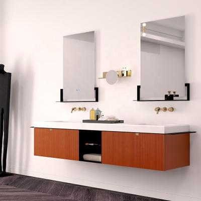 China Modern Modular Designer Lightweight Customization Italian Switzerland Minimalist Wall-hung Bathroom Cabinet Vanity With Patent for sale