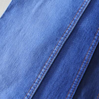 China Indigo Shrink-Resistant Denim Fabric Super Elastic Good Quality For Fat Lady And Legging for sale