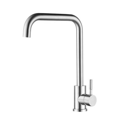 China Pull Out Kitchen Faucet Modern Industrial Black Swan Spray Stainless Steel Gold Hot And Cold Faucet for sale