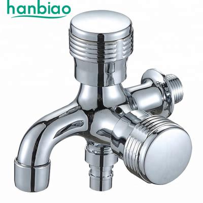 China 2022 modern modern stylish hand wash double quick open lockable brass bibcock water taps for sale