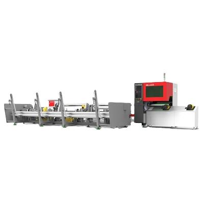 China 2000w 3000w 4000w automated loading stainless tube cutting, 3 years warranty laser cutting machine for metal tubes, fiber laser cutting machine for sale