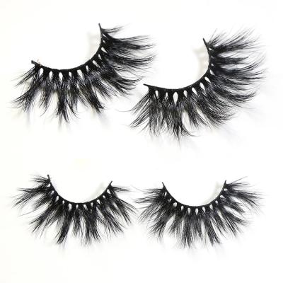 China Wholesale Professional Eyelash Extension 3D Mink Lashes Private Label Eyelashes of Crisscross 25Mm for sale