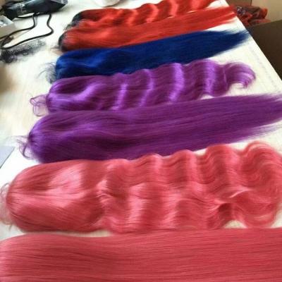 China High Quality Colorful Curly Straight Wave Human Hair 13x6 Frontal Wigs For Black Women With Adjustable Straps for sale