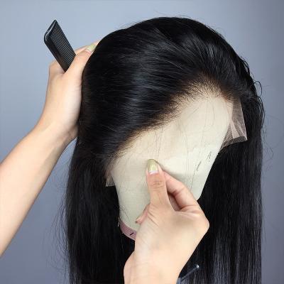 China Only Knots New 360 Thinner More Natural HD Lace Wig Headband Straight Hair Shy Design Softer With Baby Hair for sale