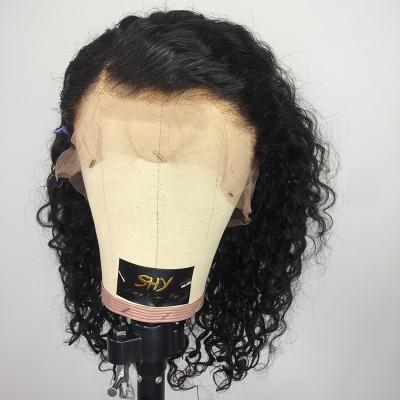 China High Quality Loose Curl Lace Wig Buzz Cut Lace Front Wig For Black Women for sale