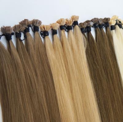 China Wholesale Quality Silky Straight Wave Cuticle Full Size Keratin I Tip Hair/U Tip Hair/Flat Tip Hair Extension for sale