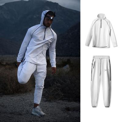 Chine New Design Men's Winter Hooded Tracksuits Tracksuits Sportswear Color Breathable Long Sleeve Sheer Zipper Custom Made à vendre