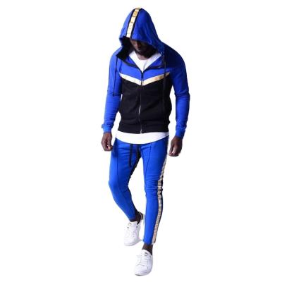 中国 2020 Best Seller Breathable Men's Long Sleeve Zipper Fitness Sweat Suit Sets Fashion Winter Overalls Men's 2 Piece Tracksuits 販売のため