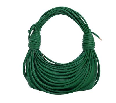 China Daily life fashion women's handbag new summer fashion string package where bag diagonal braided knotted wrist bag for sale