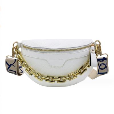 China Comfortable Thick Chain Chest Bag Fashion Sense Top Cross - Body Bag Waist Bag Product for sale