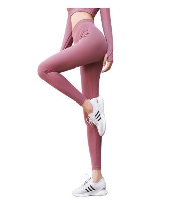 China New Design Running Yoga Pants Breathable Tights Fitness Sports High Waist Peach Hip Yoga Leggings Seamless Women Sports Leggings for sale