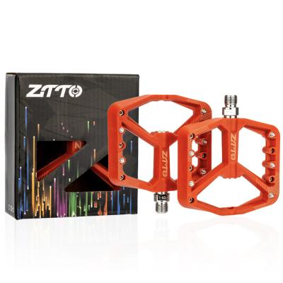 China BMX ZTTO Bike Pedal Nylon Fiber Supporting Pedal Sliding Big Pedal for sale