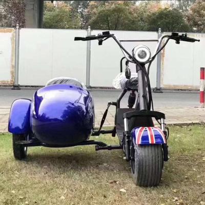 China Retro Cargo Tricycle Fat Electric Side Seat Tire Tricycle for sale