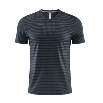 China Wholesale Custom Print Muscle Anti-Wrinkle Spandex Workout Fitness Sport Gym T-shirt Running T-shirt Men for sale