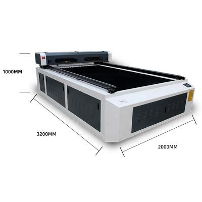 China Less maintenance PRESIONQI laser cutting machine medium size laser cutting machine c02 laser leather cutting machine for sale