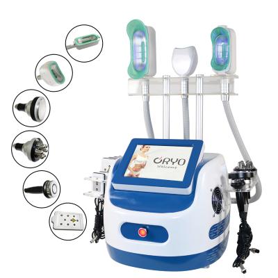 China Portable Weight Loss 7 Degrees 360 In 1 Fat Lipo Laser Cavitation Chin Reduction Freezing Machine for sale